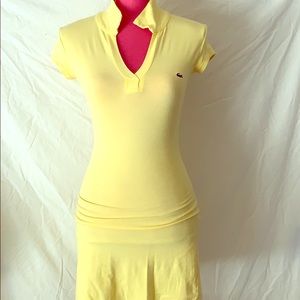 Yellow tennis dress